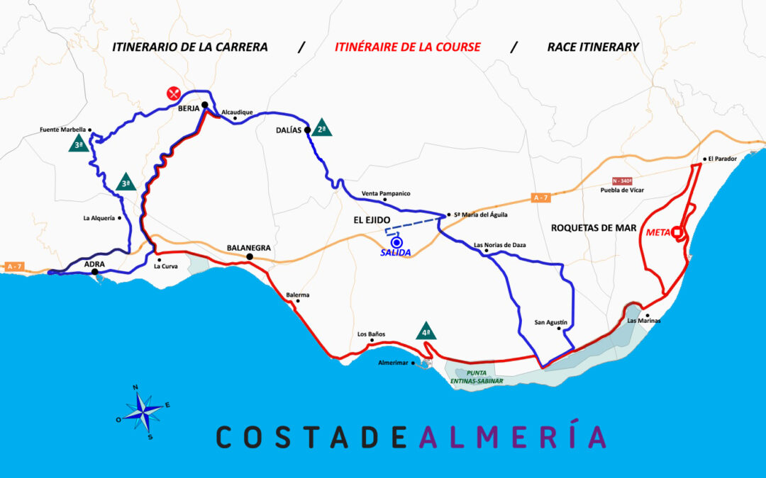 La Clásica de Almería presenta un recorrido ideal para los mejores velocistas del mundo
